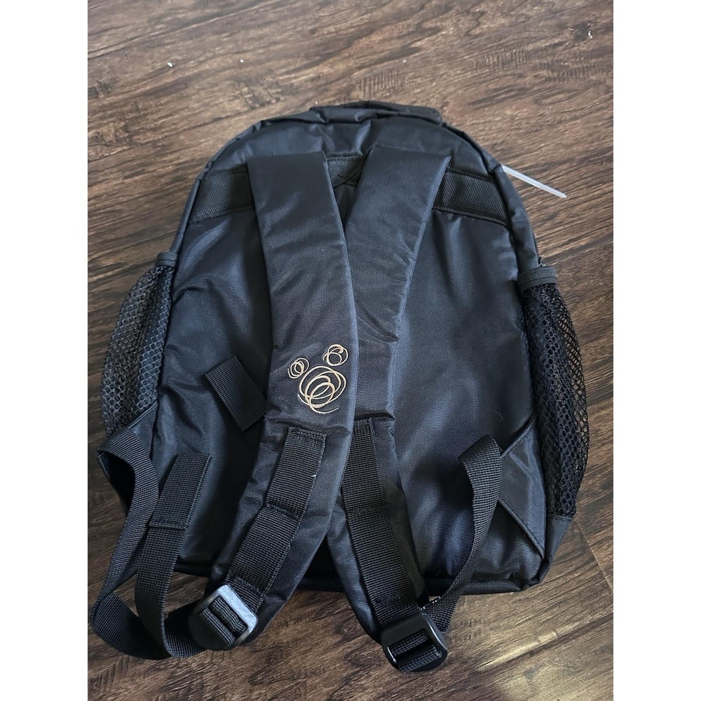 VTG Disney Quest Black Backpack Adult Great Condition - Picture 2 of 3